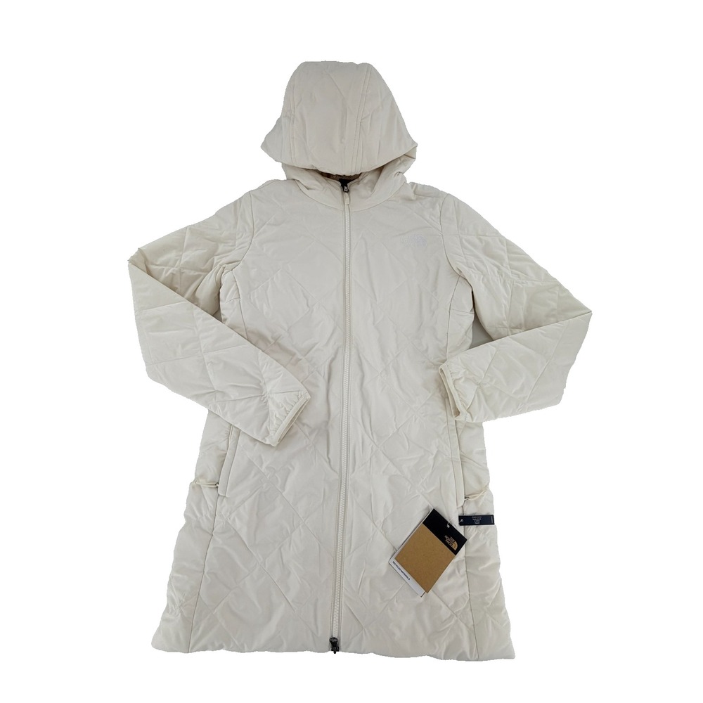 The North Face Shady Glade Insulated Parka Women XS White Dune NF0A84JA NEW